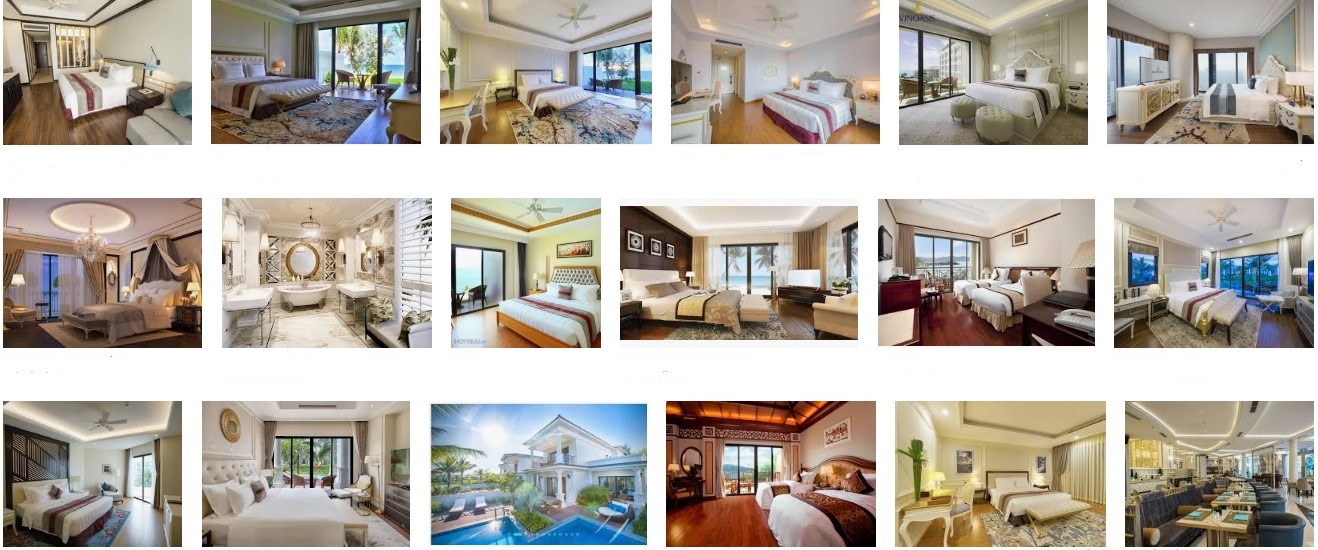 Có nhiều loại phòng khác nhau ở Vinpearl Thanh Hóa Hotel để bạn lựa chọn